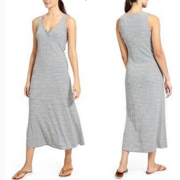 Athleta | Dresses | Athleta Henley Midi 